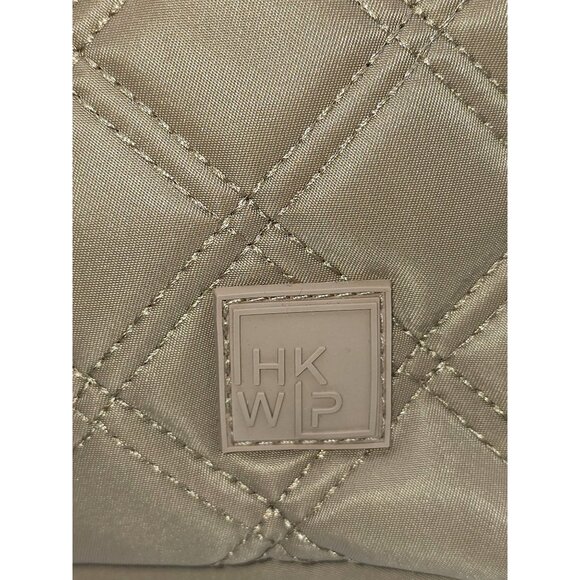 NWT HKWIP Women's Beige The Quilted Everyday Shopper Tote Bag Large  2924 - Picture 5 of 14